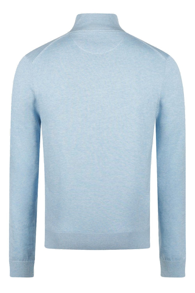 ZIP MOCK SWEATER MM251 1204 01 2001 LIGHT BLUE
